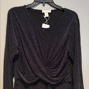 H&M Black Long Sleeve Dress